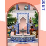 Cover de Los sims 4 kit oasis patio